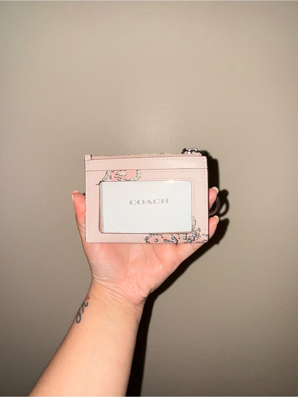 Coach Pink Crystal Butterfly Card Case 🦋 - Picture 2 of 2